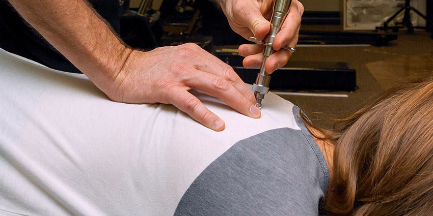 patient receiving activator methods technique in Austin