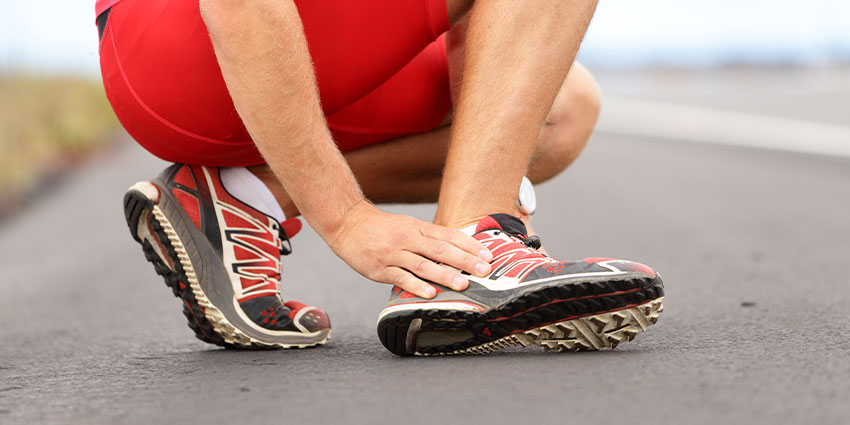 patient needing ankle pain chiropractor in Austin
