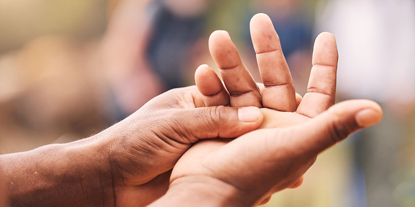 patient needing dupuytren contracture chiropractor in Austin